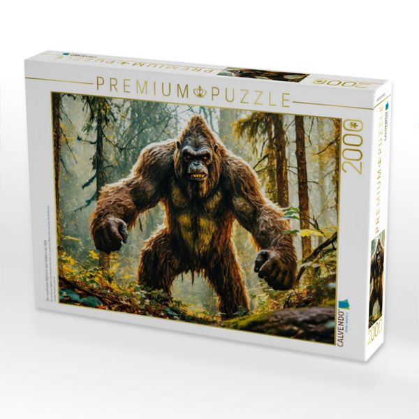 Produktbild: CALVENDO Puzzle Der mysteri&ouml;se Bigfoot in den W&auml;ldern der USA | 2000 Teile Lege-Gr&ouml;&szlig;e 90x67cm Foto-Puzzle f&uuml;r gl&uuml;ckliche Stunden