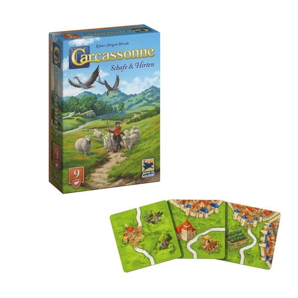 Hans im Glück HIGD0139 - Carcassonne, Schafe & Hirten (Auflage 2025), 9. Erweiterung