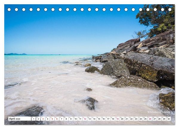 Produktbild: Australien Ostk&uuml;ste - von Cairns nach Sydney (Tischkalender 2026 DIN A5 quer), CALVENDO Monatskalender