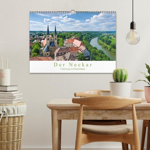 Produktbild: Der Neckar - Unterwegs in Deutschland (Wandkalender 2026 DIN A3 quer), CALVENDO Monatskalender