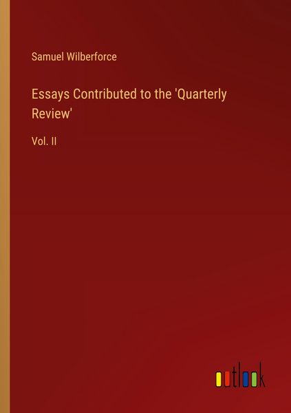 Produktbild: Essays Contributed to the 'Quarterly Review'