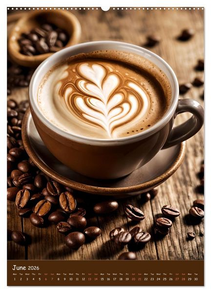 Produktbild: The Soul of Coffee - A Daily Ritual (Wall Calendar 2026 DIN A2 portrait), CALVENDO 12 Month Wall Calendar