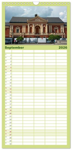 Produktbild: Familienplaner 2026 - Litauens Sch&ouml;nheiten mit 5 Spalten (Wandkalender, 21 x 45 cm) CALVENDO