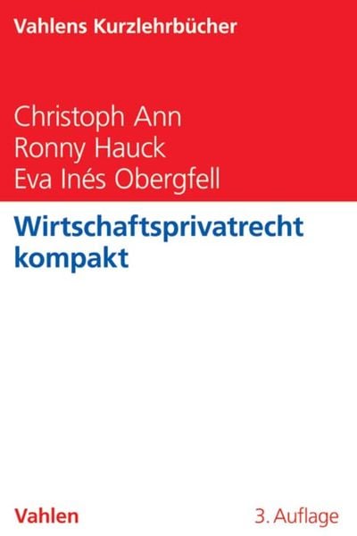 Produktbild: Wirtschaftsprivatrecht kompakt