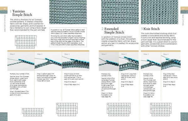 Produktbild: Tunisian Crochet Stitch Dictionary