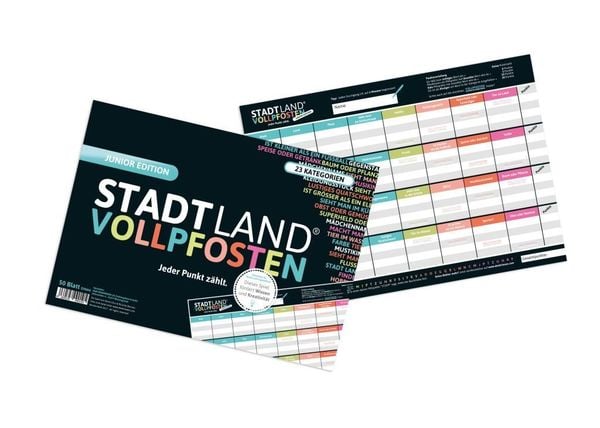Denkriesen - Stadt Land Vollpfosten® Junior Edition – "Jeder Punkt zählt."