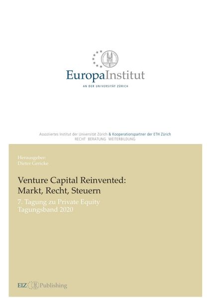 Produktbild: Venture Capital Reinvented: Markt, Recht, Steuern