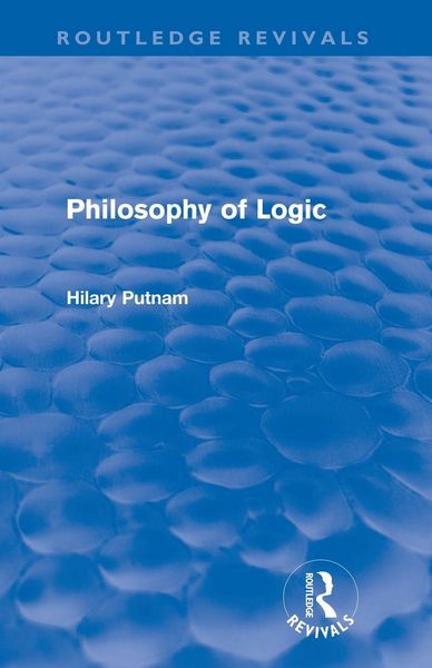 Produktbild: Philosophy of Logic (Routledge Revivals)