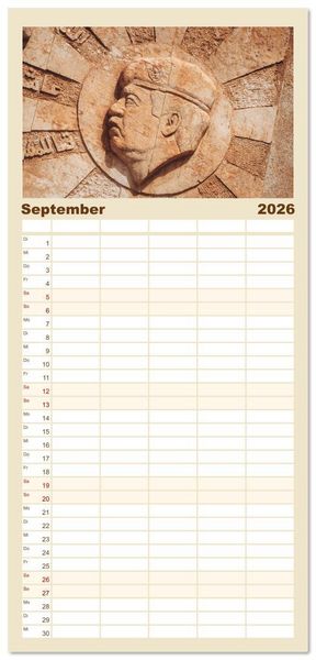 Produktbild: Familienplaner 2026 - Irak - Zwischen Stolz und Ver&auml;nderung mit 5 Spalten (Wandkalender, 21 x 45 cm) CALVENDO