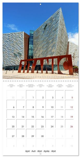 Produktbild: Northern Ireland and Belfast (Wall Calendar 2026 12 &times; 12 Inch) CALVENDO 12 Month Wall Calendar