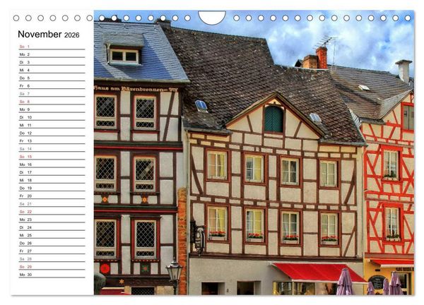 Produktbild: Eine Perle an der Mosel &ndash; Bernkastel-Kues (Wandkalender 2026 DIN A4 quer), CALVENDO Monatskalender