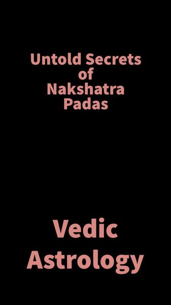 Produktbild: Untold Secrets of Nakshatra Padas