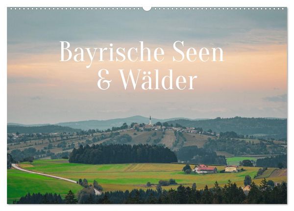 Produktbild: Bayrische Seen und W&auml;lder (Wandkalender 2027 DIN A2 quer), CALVENDO Monatskalender