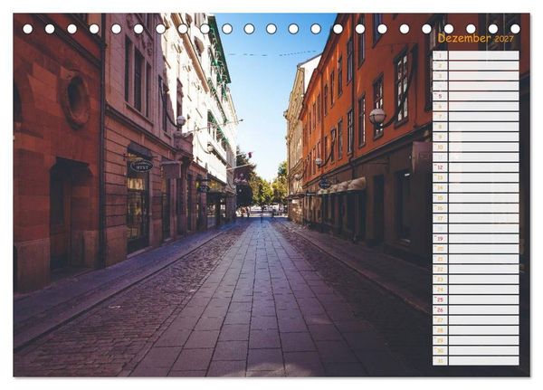 Produktbild: Stockholm - Nordische Sch&ouml;nheit (Tischkalender 2027 DIN A5 quer), CALVENDO Monatskalender