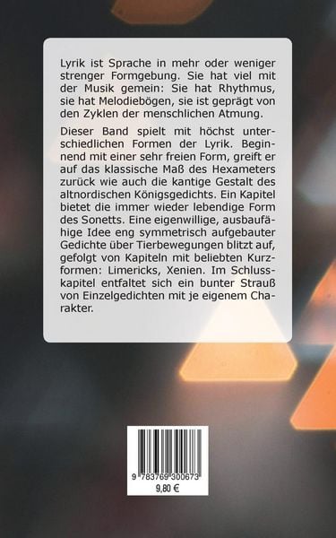 Produktbild: Spiel mit lyrischen Formen