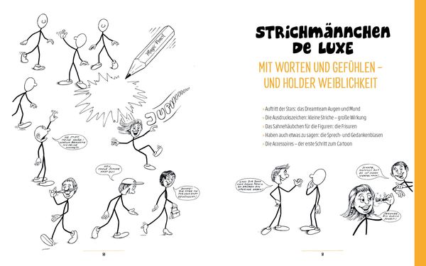 Produktbild: Lebendige Strichm&auml;nnchen zeichnen &ndash; Das Workbook