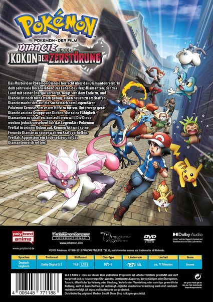 Produktbild: Pok&eacute;mon &ndash; Der Film: Diancie und der Kokon der Zerst&ouml;rung
