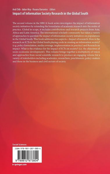 Produktbild: Impact of Information Society Research in the Global South