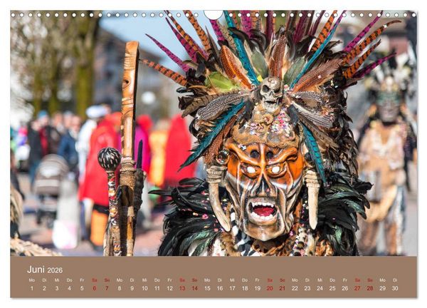 Produktbild: S ganz Johr Fasnacht (Wandkalender 2026 DIN A3 quer), CALVENDO Monatskalender