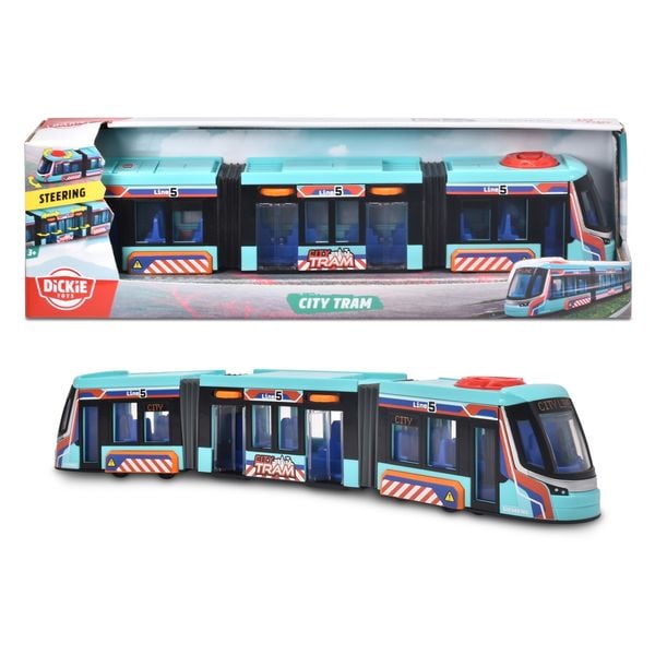 DICKIE TOYS City Tram Straßenbahn