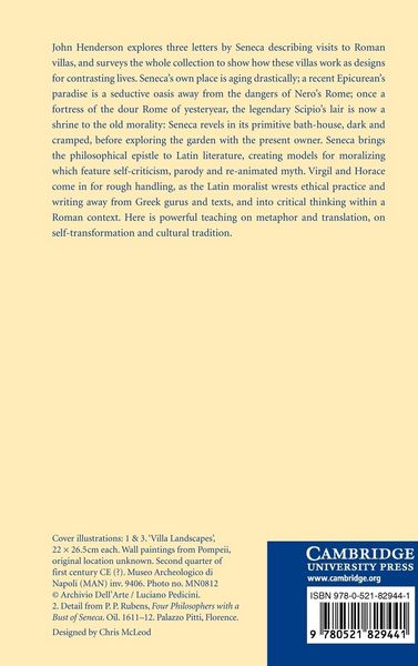Produktbild: Morals and Villas in Seneca's Letters