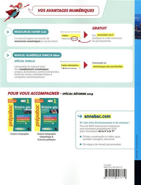 Produktbild: G&eacute;ographie 1re