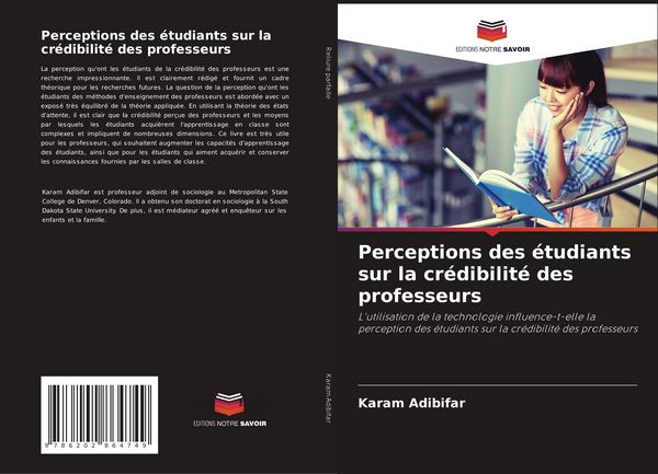 Produktbild: Perceptions des &eacute;tudiants sur la cr&eacute;dibilit&eacute; des professeurs