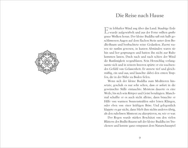 Der kleine Buddha auf der Reise nach Hause