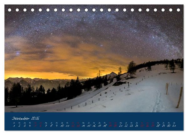 Produktbild: Welt unter Sternen (Tischkalender 2026 DIN A5 quer), CALVENDO Monatskalender
