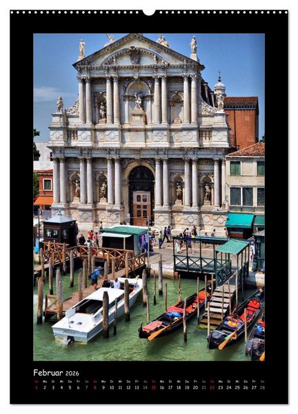 Produktbild: Venedig (hochwertiger Premium Wandkalender 2026 DIN A2 hoch), Kunstdruck in Hochglanz