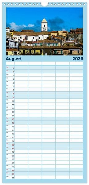 Produktbild: Familienplaner 2026 - Zauberhaftes Elba mit 5 Spalten (Wandkalender, 21 x 45 cm) CALVENDO
