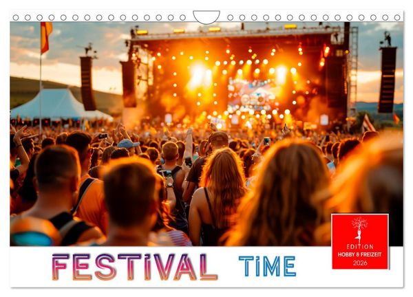 Produktbild: Festival Time (Wandkalender 2026 DIN A4 quer), CALVENDO Monatskalender