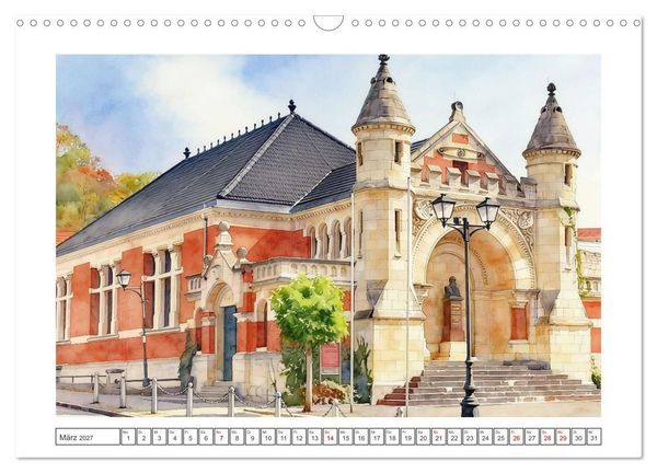Produktbild: Bezaubernde St&auml;dte in Sachsen-Anhalt (Wandkalender 2027 DIN A3 quer), CALVENDO Monatskalender