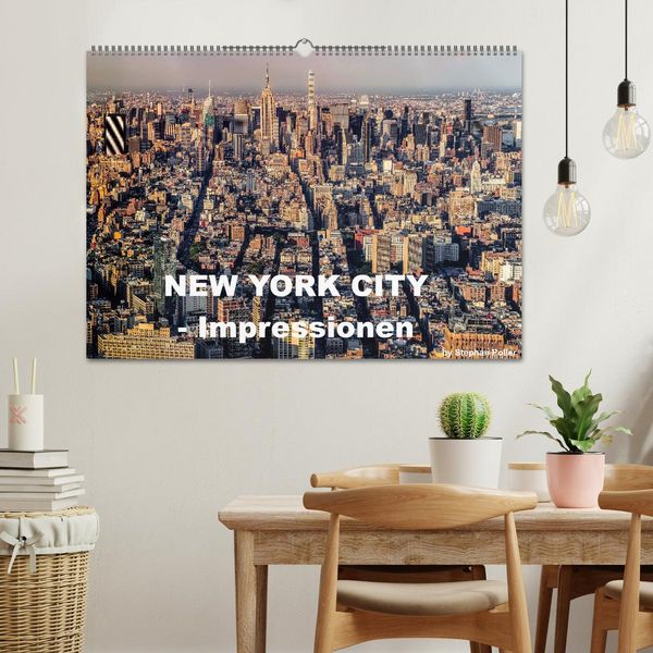 Produktbild: New York City - Impressionen (Wandkalender 2026 DIN A2 quer), CALVENDO Monatskalender