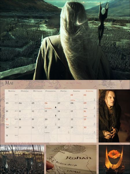 Produktbild: Der Herr der Ringe Broschur XL Kalender 2027