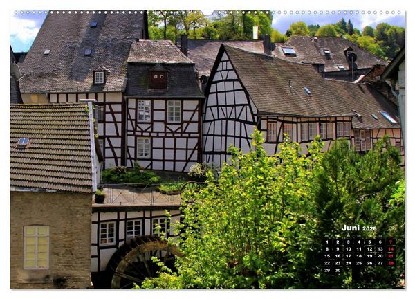 Produktbild: Eine Perle in der Eifel - Monschau (hochwertiger Premium Wandkalender 2026 DIN A2 quer), Kunstdruck in Hochglanz