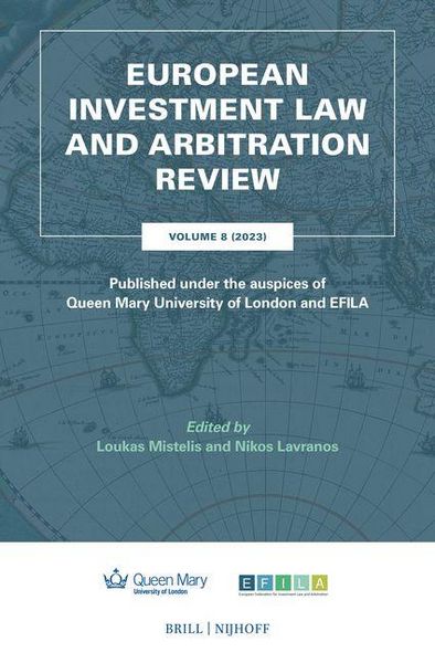 Produktbild: European Investment Law and Arbitration Review