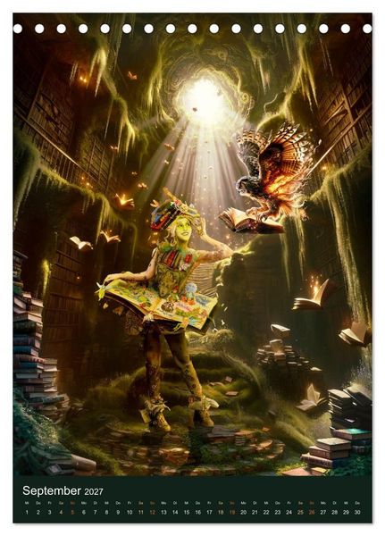 Produktbild: Bodypainting Adventures (Tischkalender 2027 DIN A5 hoch), CALVENDO Monatskalender