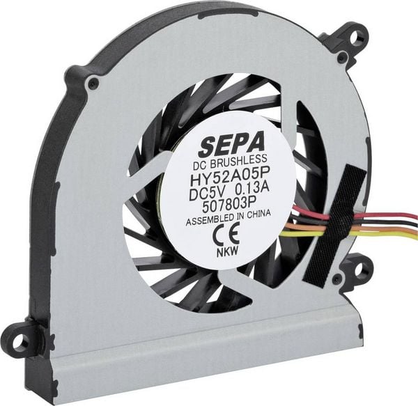 SEPA HY52A05PSE25AP00 Axiallüfter 5 V/DC 4.5 m³/h (L x B x H) 52 x 52 x 8mm