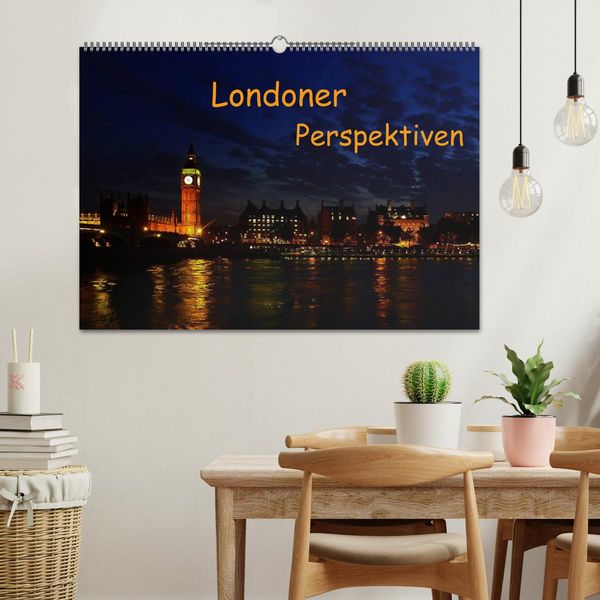 Produktbild: Londoner Perspektiven (Wandkalender 2026 DIN A2 quer), CALVENDO Monatskalender