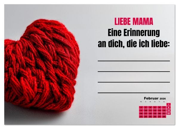 Produktbild: Kalender f&uuml;r Mamas - Was ich dir sagen will (Wandkalender 2026 DIN A3 quer), CALVENDO Monatskalender