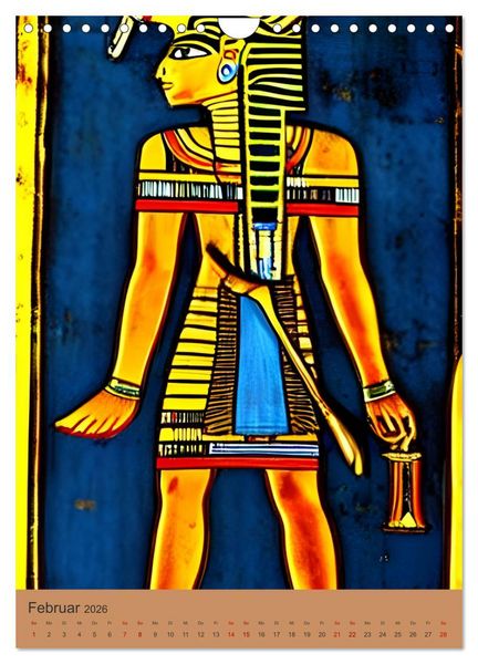 Produktbild: Altes &Auml;gypten - Computertr&auml;ume aus der KI (Wandkalender 2026 DIN A4 hoch), CALVENDO Monatskalender