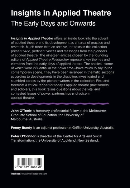 Produktbild: Insights in Applied Theatre