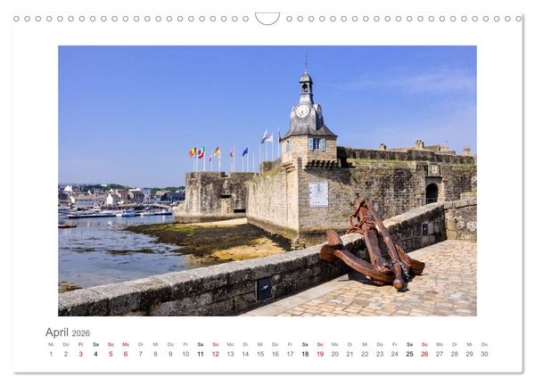 Produktbild: Bretagne - unterwegs mit Julia Hahn (Wandkalender 2026 DIN A3 quer), CALVENDO Monatskalender