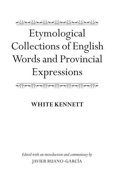 Produktbild: Etymological Collections of English Words and Provincial Expressions