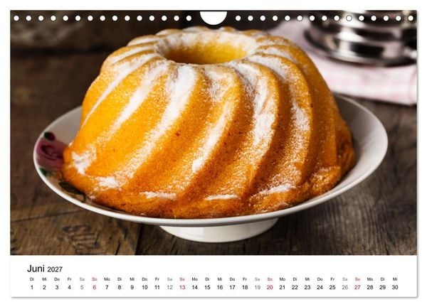 Produktbild: Kuchen, Kekse und Geb&auml;ck - s&uuml;&szlig; und lecker durch das Jahr (Wandkalender 2027 DIN A4 quer), CALVENDO Monatskalender