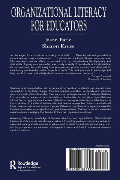 Produktbild: Organizational Literacy for Educators