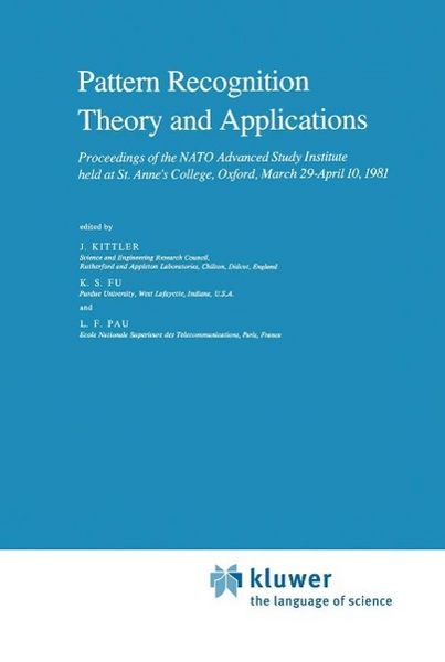 Produktbild: Pattern Recognition Theory and Applications