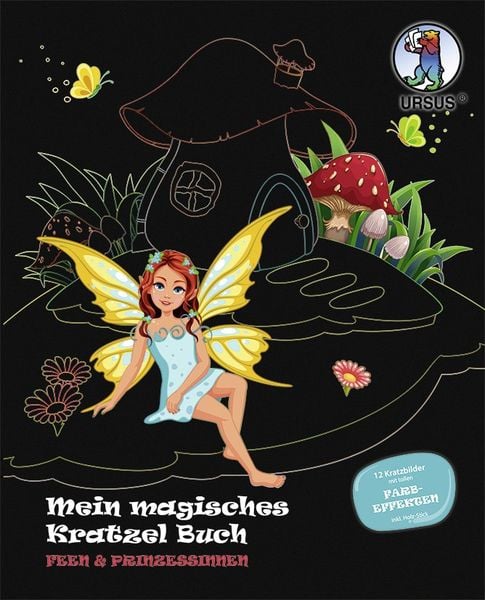 Produktbild: Mein magisches Kratzel Buch "Feen & Prinzessinnen"