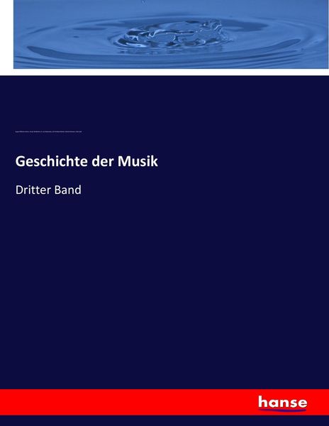 Produktbild: Geschichte der Musik